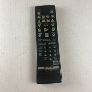 Hitachi VTR VCR Remote Control VT-RM462A Illuminated Tested Black